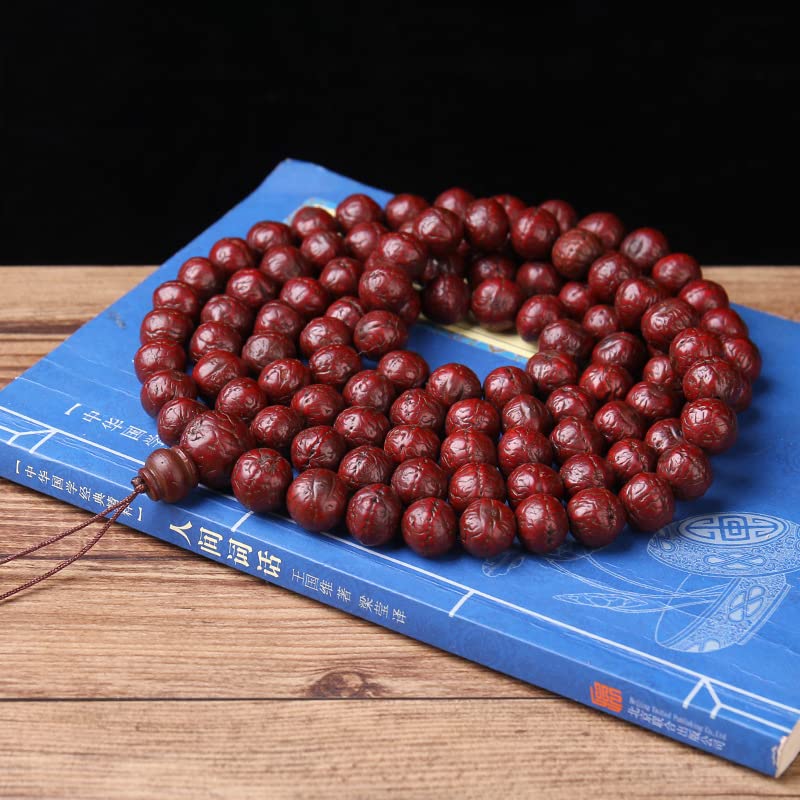 Amazon.com: 天然藏传百香籽菩提子天然藏式酥油供老凤眼菩提108